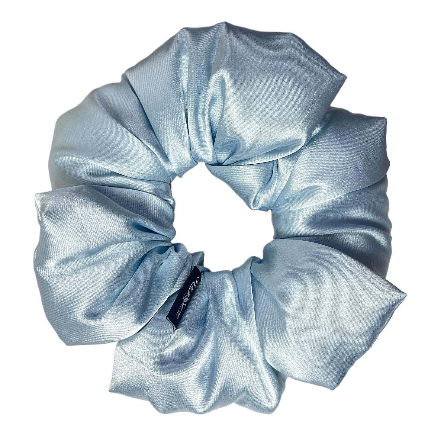 Extra Large Silk hair Scrunchie – Sleep-Safe, Creates Natural Waves, Soft Padded Core (Cotton Fill), Anti-Frizz