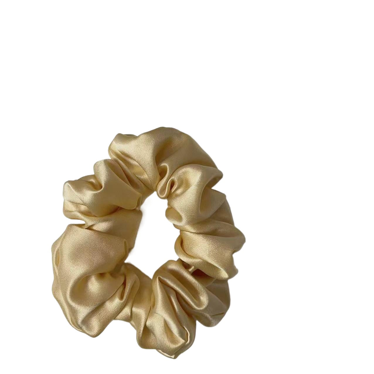 Gold scrunchie
