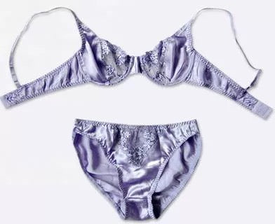 Silk Bras & Silk Panties，silk underwear
