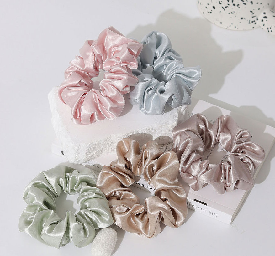 M-Classic Silk Hair Scrunchies
