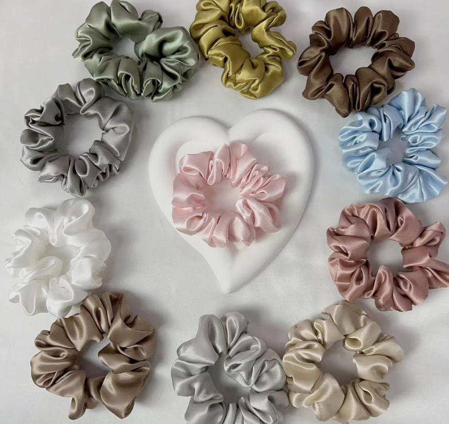 M-Classic Silk Hair Scrunchies