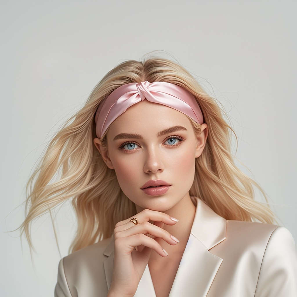 Silk Headband-silk hair band