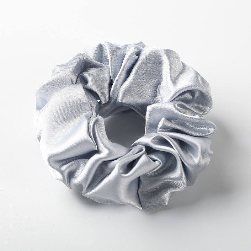 L- Classic Silk Hair Scrunchies