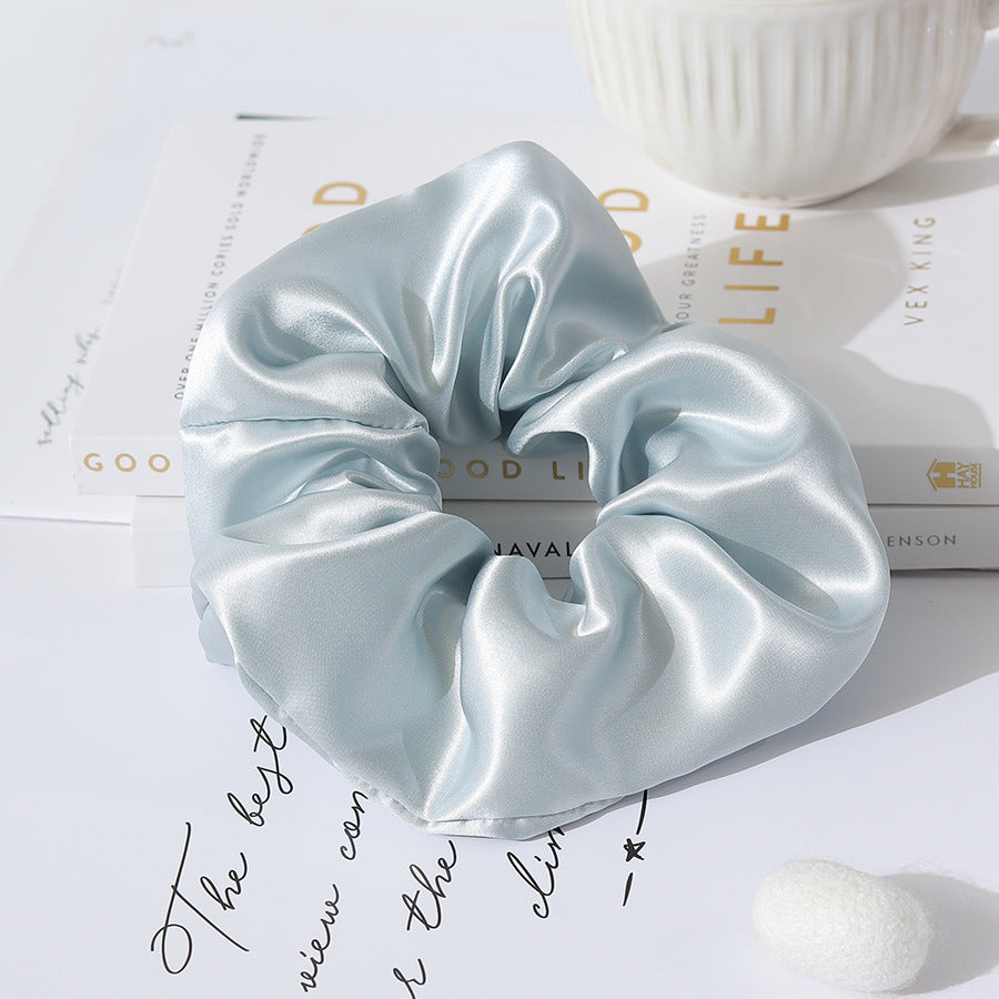 L- Classic Silk Hair Scrunchies
