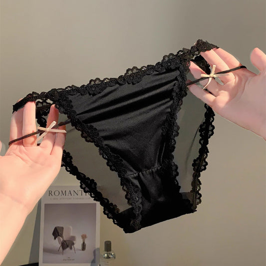 Black lace lingerie 